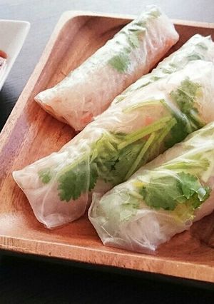 春雨サラダリメイク♪楽チン生春巻き☆-レシピのメイン写真