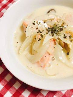 簡単!鮭のクリーム煮✩-レシピのメイン写真