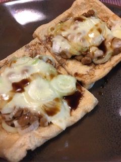 油揚げの納豆チーズ焼き-レシピのメイン写真