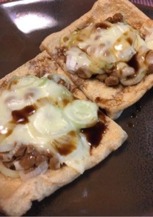 油揚げの納豆チーズ焼き-レシピのメイン写真