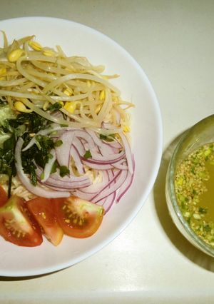 サッポロ一番塩ラーメンでひんやりつけ麺-レシピのメイン写真