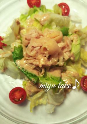 鶏皮のサラダ♪٩(●˙▽˙●)۶-レシピのメイン写真
