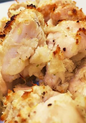 鶏胸肉のパン粉焼き☆*+-レシピのメイン写真