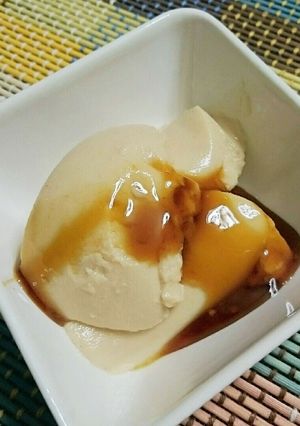 簡単☆豆腐と黒蜜きなこのブラマンジェ風-レシピのメイン写真