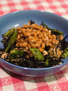 いんげん&ひじきの☆納豆サラダ♪-レシピのメイン写真