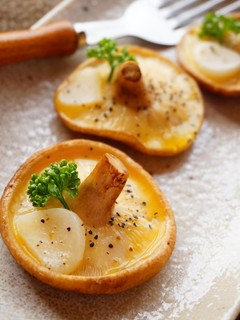 簡単おいし~!ガリバタ椎茸-レシピのメイン写真