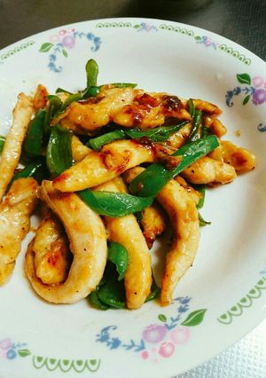 鶏肉de和風チンジャオロースー-レシピのメイン写真