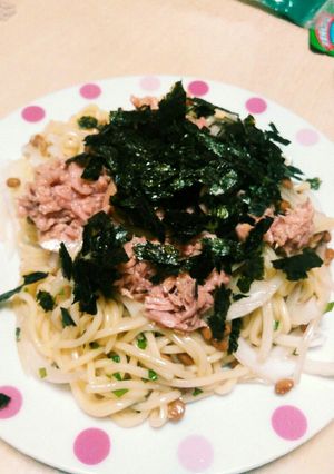 あっさり☆夏バテに負けるな！！ツナ納豆麺-レシピのメイン写真