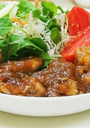 簡単とろうま！オニオンソースチキンソテー-レシピのメイン写真
