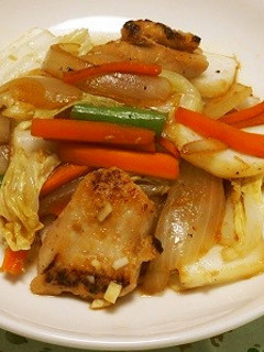 鶏肉と野菜の塩麹炒め-レシピのメイン写真