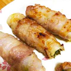 รูปของ ナスと大葉の肉巻き〜味噌味と梅味〜