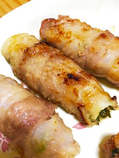 ナスと大葉の肉巻き〜味噌味と梅味〜-レシピのメイン写真