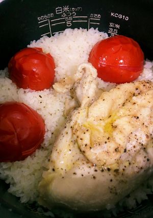 トマトチキンライス-レシピのメイン写真