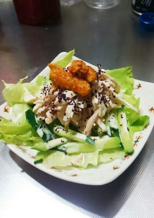 蒸し鶏サラダ～しそ風味～-レシピのメイン写真