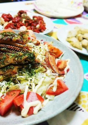 イカの照りバタサラダ-レシピのメイン写真