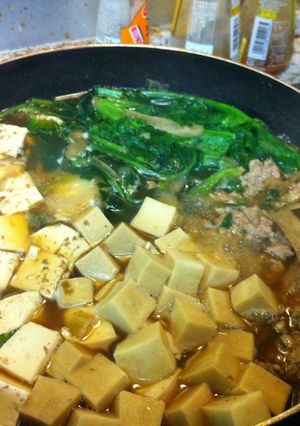 豚肉団子の豆腐鍋-レシピのメイン写真