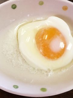レンジで簡単! 温泉卵!-レシピのメイン写真