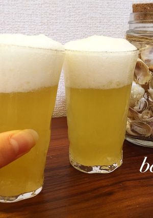 子供と乾杯☆材料2つで簡単ビールゼリー♡-レシピのメイン写真