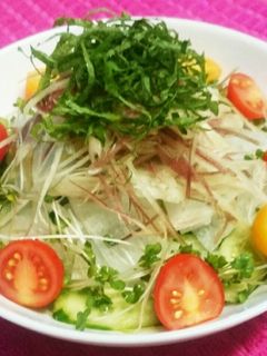 さっぱりサラダ-レシピのメイン写真
