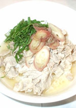 脂肪を落とした塩もみ豚肉丼♪風邪に簡単-レシピのメイン写真