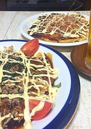 マヨビームお好み焼き♪-レシピのメイン写真