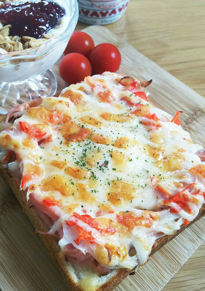 マヨ少なめ♪半熟たまごハムエッグトースト-レシピのメイン写真