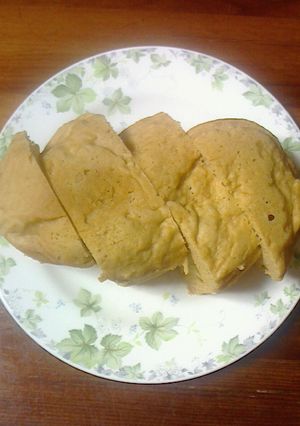 お腹満足!きな粉蒸しパン レンジ加熱3分-レシピのメイン写真