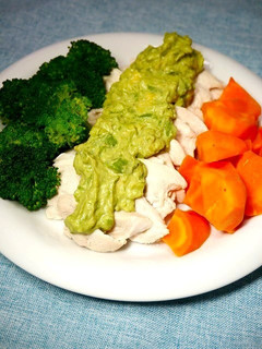 糖質制限!ムネ肉のアボカドディップ添え-レシピのメイン写真