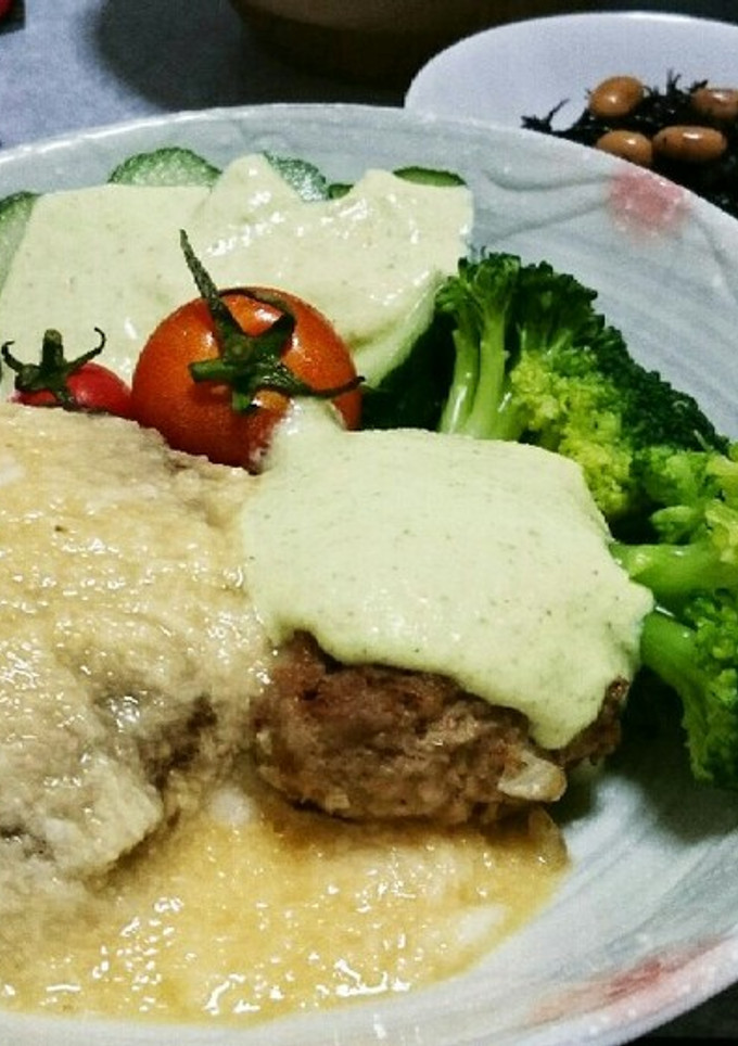 ☆さっぱり和風のとろろハンバーグ☆-レシピのメイン写真