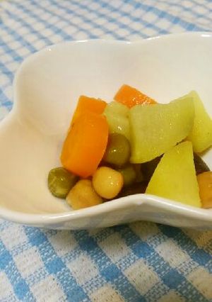 取分け食に★お芋とお豆の甘～いサラダ-レシピのメイン写真
