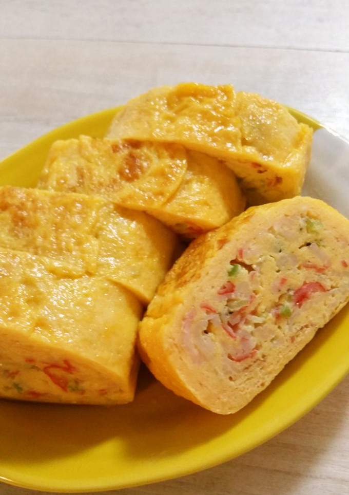 かにたま風玉子焼き♬-レシピのメイン写真
