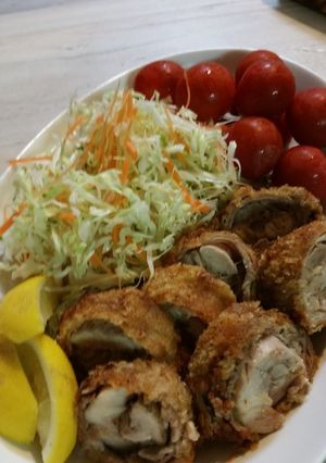 鶏もも肉の豚バラ巻★かつ★-レシピのメイン写真