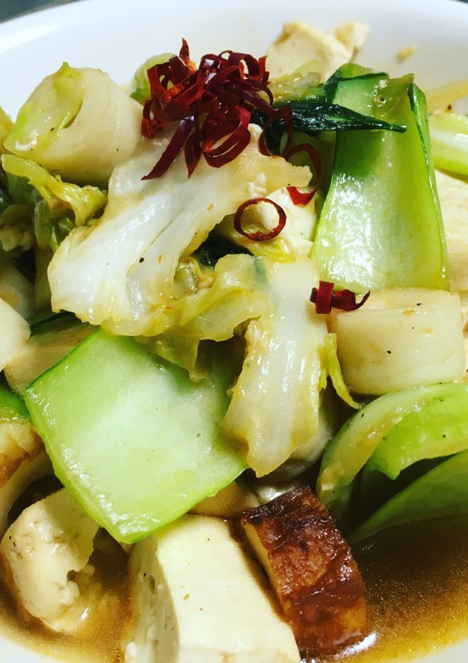 青梗菜とちくわの中華炒め-レシピのメイン写真
