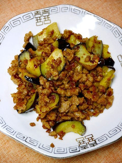 減塩ヘルシー!茄子の肉味噌炒め-レシピのメイン写真