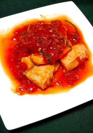 だれでも簡単！銀鮭のレモントマト煮-レシピのメイン写真
