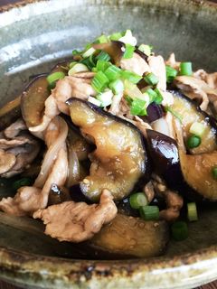 深夜食堂で食べた☆ナスと豚肉炒め-レシピのメイン写真