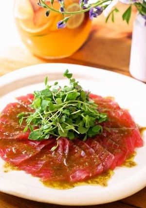 魚のキング！マグロのカルパッチョ-レシピのメイン写真