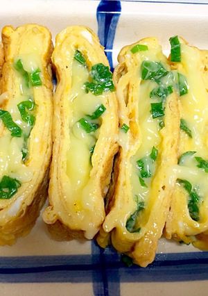 簡単なチーズ味卵焼き-レシピのメイン写真