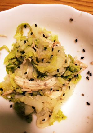 レンジでチン。白菜の簡単和え物-レシピのメイン写真
