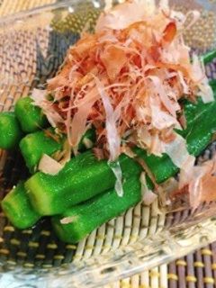おくらのお浸し-レシピのメイン写真