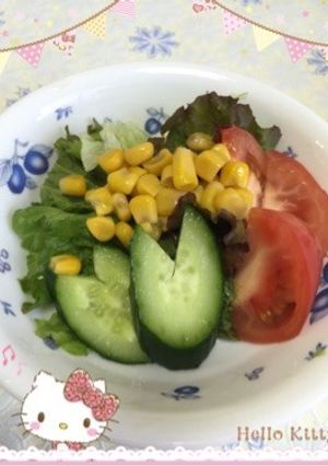 モーニングサラダ①〜(o˘◡˘o)♡-レシピのメイン写真