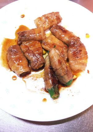 とうもろこし&オクラの肉巻き-レシピのメイン写真