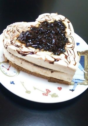 キャラメルフラフのムースケーキ-レシピのメイン写真