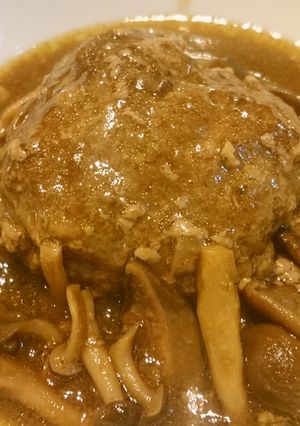 あまり煮込まない！煮込みハンバーグ-レシピのメイン写真