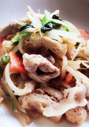 豚肉と油揚げと野菜のオイスター炒め◎-レシピのメイン写真
