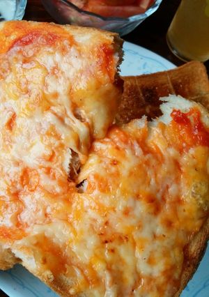 朝食に！簡単とろけるピザトースト-レシピのメイン写真