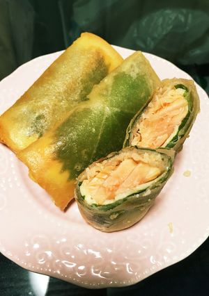塩鮭の春巻き 大葉チーズ入り☆-レシピのメイン写真