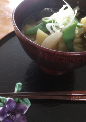 夏野菜の味噌汁-レシピのメイン写真
