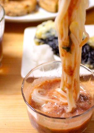 夏野菜の酵素たっぷり！ガスパチョそうめん-レシピのメイン写真