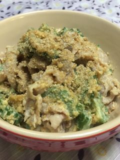 豚バラとゴーヤーの練りゴママヨわさび和え-レシピのメイン写真